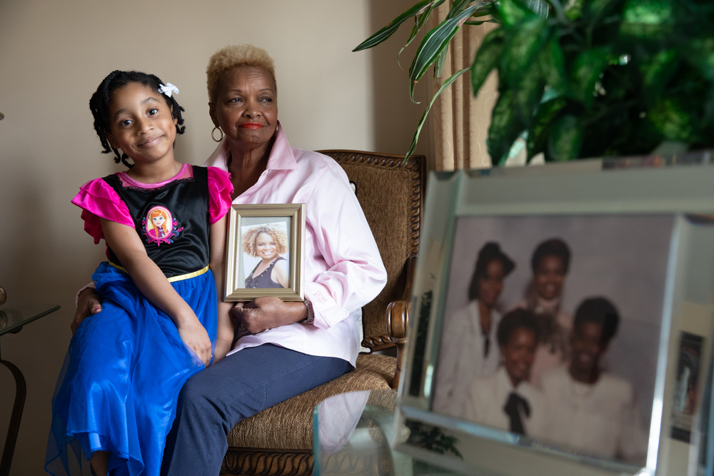Shirley Enoch-Hill and her granddaughter